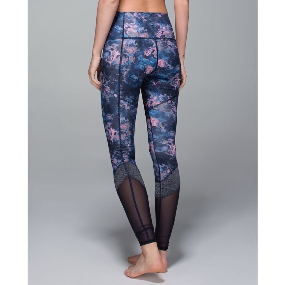 Lululemon If You're Lucky Pant Luxtreme in Moody Mirage Bark Berry Deep Navy - Picture 3 of 15